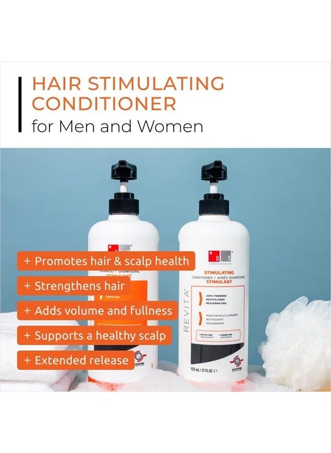 DS LABORATORIES Revita Conditioner for Thinning Hair by DS Laboratories - Conditioner to Support Hair Growth for Men and Women, Volumizing, Hair Thickening and Hair Strengthening, Sulfate Free (31 fl oz)  - Image 2