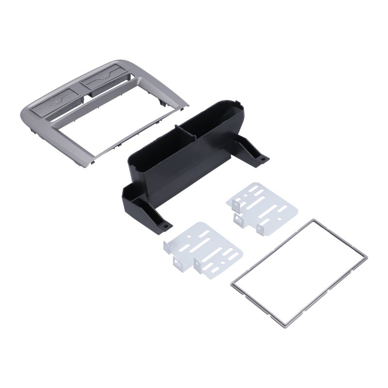 Double Din Radio Frame 2Din Center Control Radio Fascia Replacement For Fiat Linea 323 2007-2014 - Premium ABS Material With Anti-Wear Durable Seamless Fitment - Car Interior Stereo Fascia Trim For Da - Image 4
