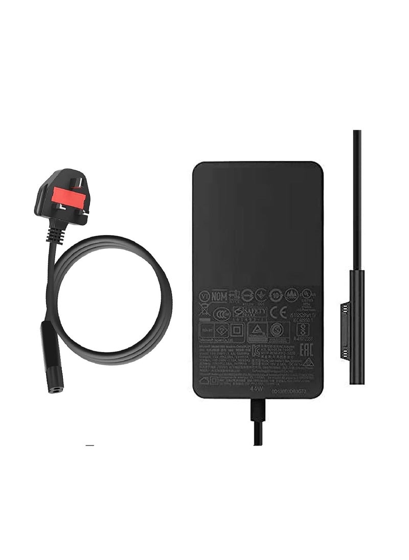 Ntech - NTECH 65W Surface Pro Charger for Microsoft Surface Pro 9, 8, 3, 7, 6, 5, 4, Surface Pro X, and Surface Laptop. Adapter with power cord. - Image 1