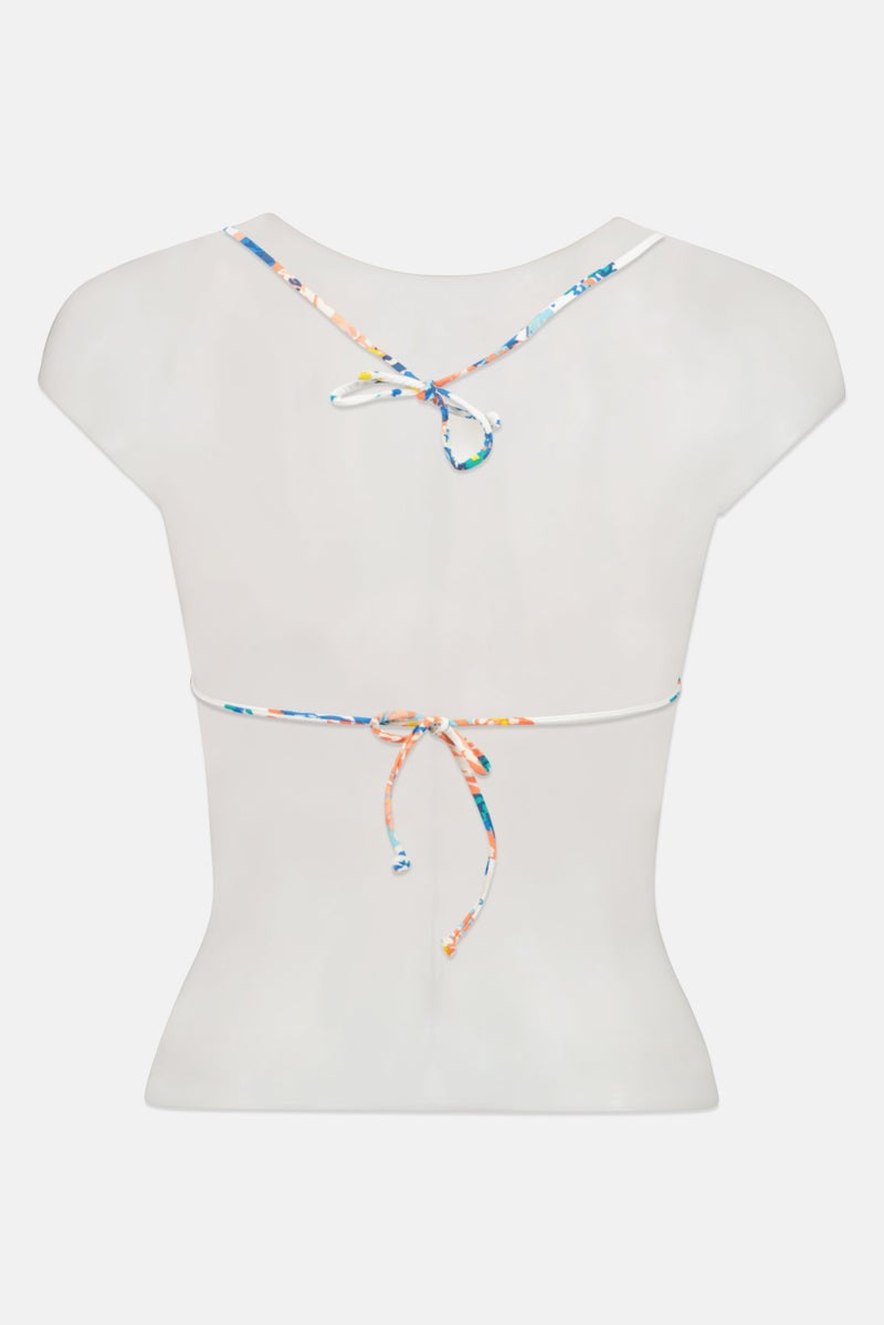 Billabong Women Floral Print Bikini Top, Multicolor - Image 3