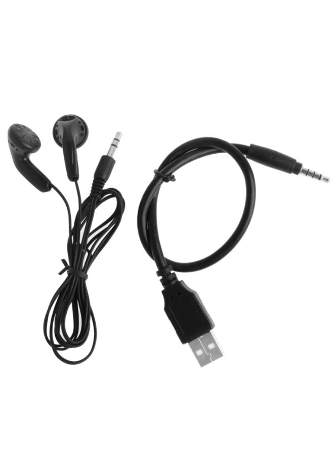 3 in 1 Mini Voice Recorder + 8GB Flash Disk + MP3 Player(Black) - Image 3