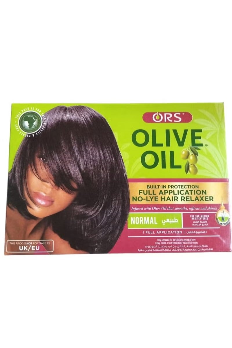Olive Oil Built-In Protection No-Lye Hair Relaxer Smoother,Silky,Softer Hair Extra Strength