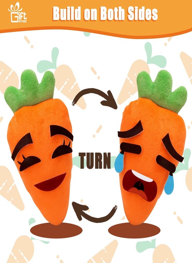 GiftAmaz Social Emotional Learning Toys - Big Feelings Carrot Social Emotional Games for Kids - 26 Facial Expressions, 10 Educational Flashcard - Preschool Learning Activities Birthday for Kid 3-6 - Image 5