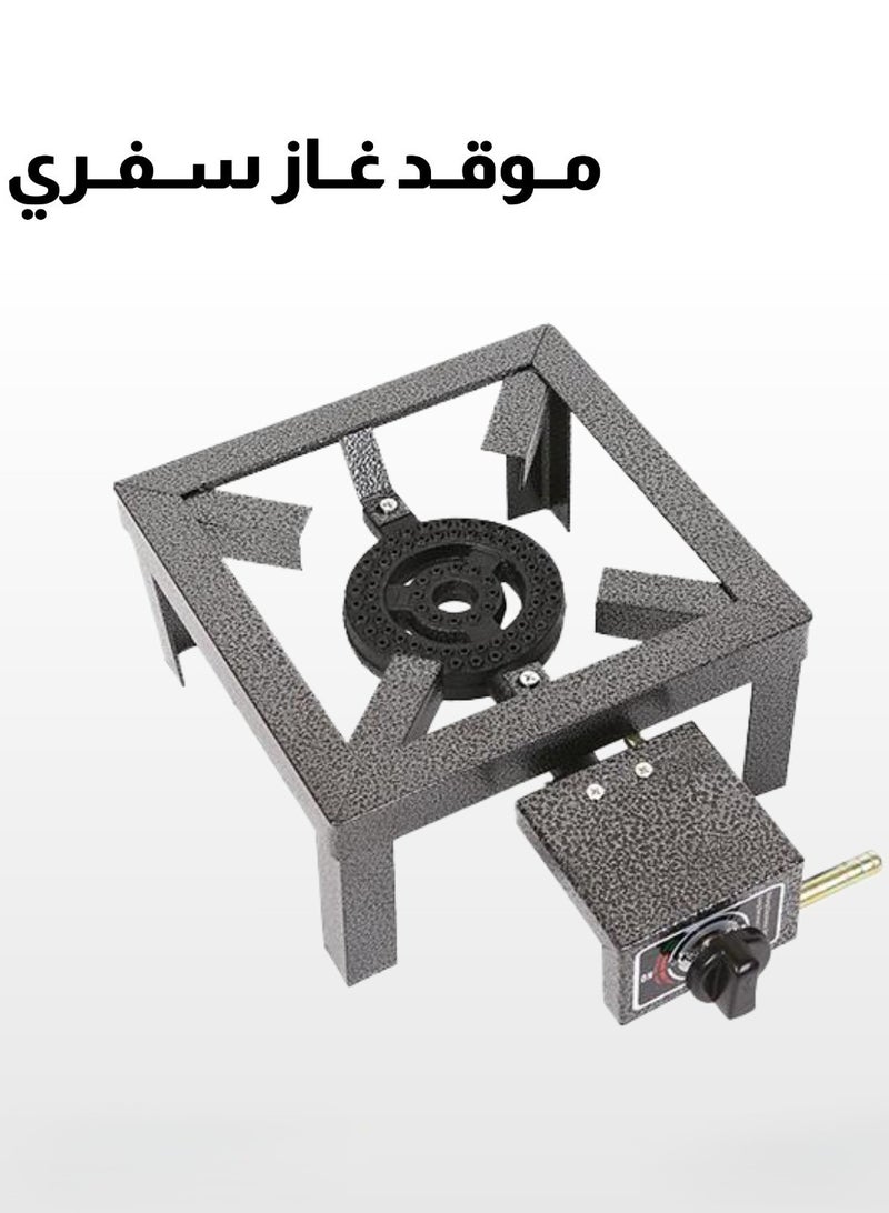 راني موقد غاز عين واحده لون رمادي - Image 1