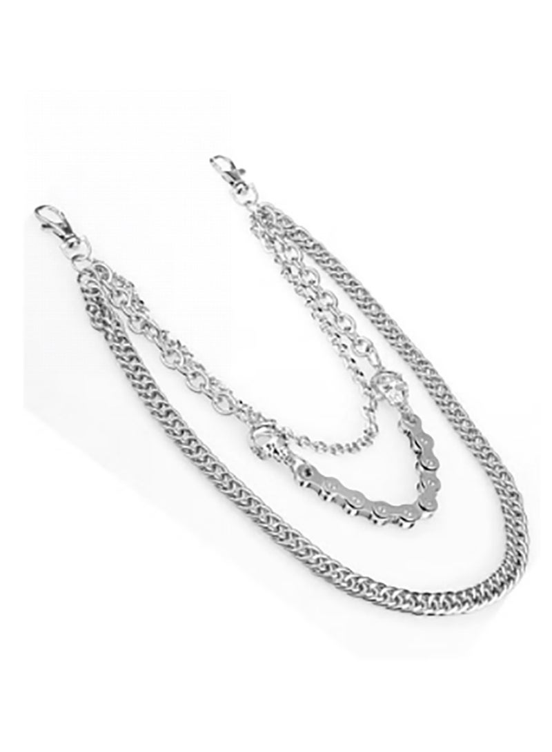 Excefore Pants Chain Wallet for Men Women, Long Cool EMO Punk Trousers Pocket Belt Key Chains Hip Hop Rock Jean - Image 2
