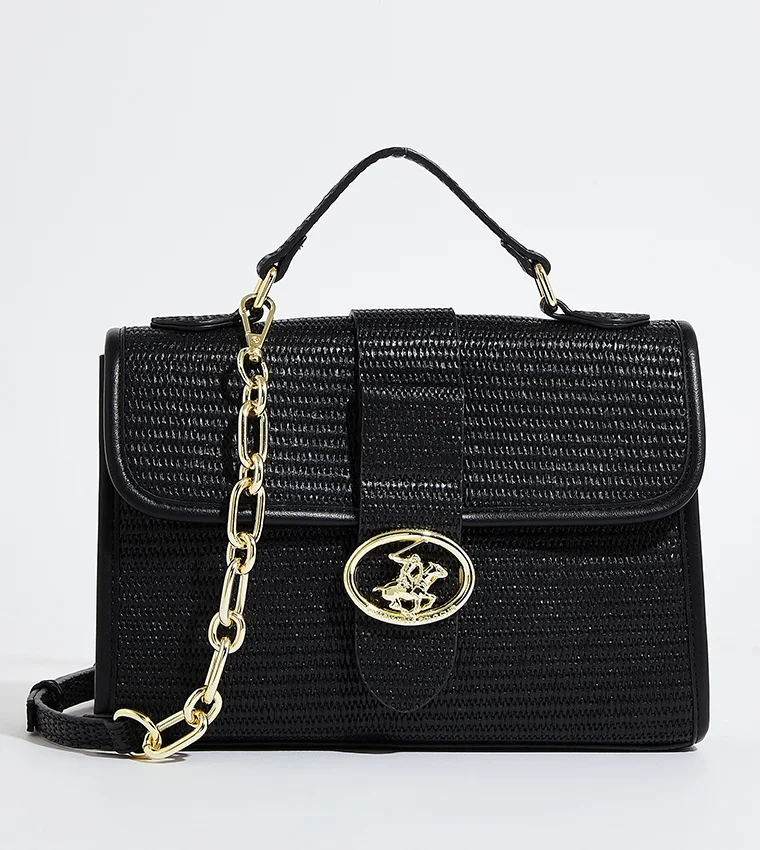 بيفرلي هيلز بولو كلوب حقيبة كروس بودي بنقوش بارزة