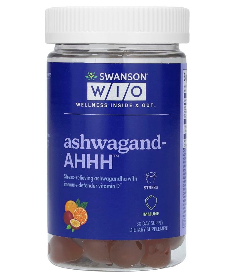 Ashwagand-AHHH Passion Fruit-Orange 60 Gummies