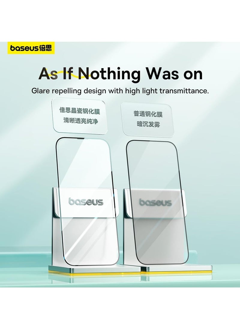 vesus Premium Privacy Screen Protector Compatible for iPhone 15 Pro Max, 9H Tempered Glass with Easy Installation Kit, Bubble free, Anti-spy,Scratch Resistant, Anti-Fingerprint glass(Sapphire Series) - Image 5