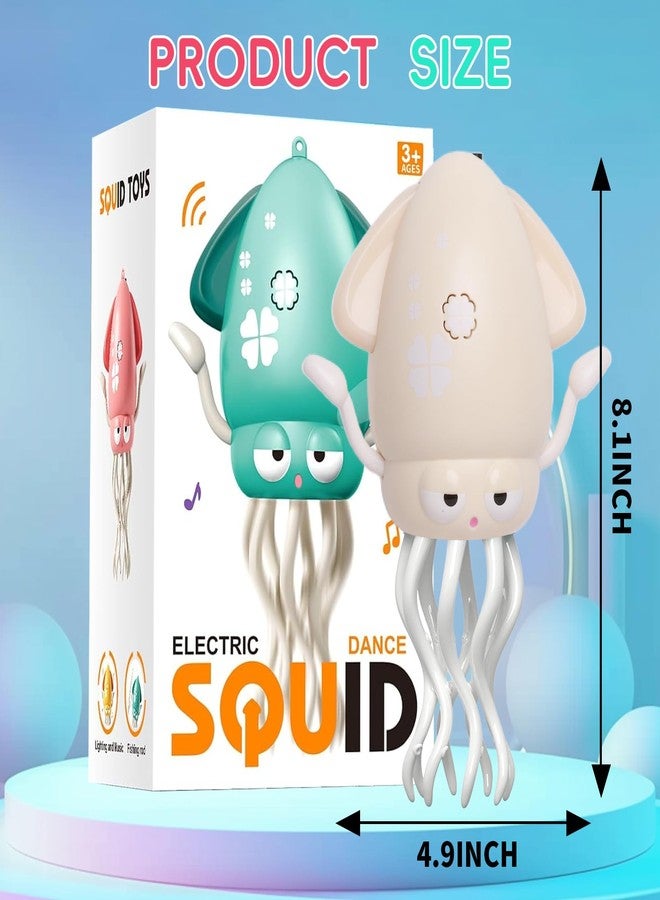 DYALE Dancing Squid Baby Toy, Dancing Music Squid Baby Toys for Ages 3 and Up for Kids,Beige - Image 4