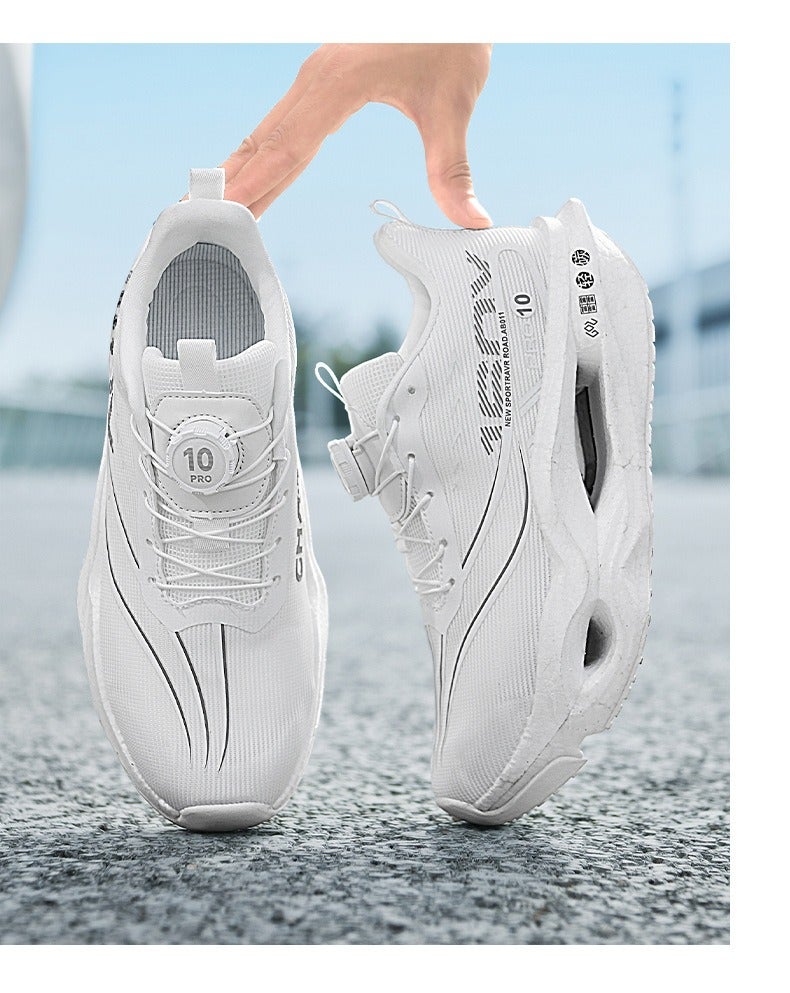 Qi Ta Kids Carbon Plate Running Shoes Breathable Single-Layer Mesh Summer Shock-Absorbing Sports Sneakers for Boys and Girls Ages 8-15 Primary & Middle School  Students - Image 4