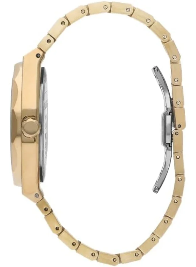 Slazenger SLAZENGER Men's Watch, Multi Function Display and Metal Strap - SL.9.2143.1.03, Gold