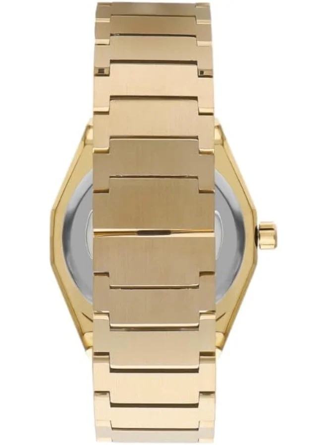 Slazenger SLAZENGER Men's Watch, Multi Function Display and Metal Strap - SL.9.2143.1.03, Gold
