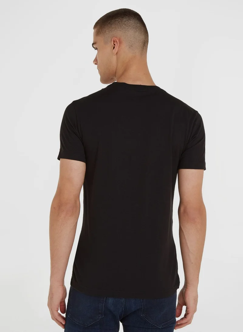 Calvin Klein Jeans Logo Print Crew Neck T-Shirt