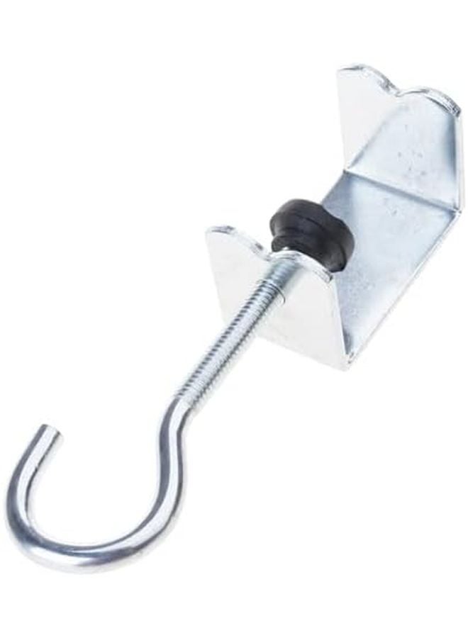 Black Under Desk Swivel Hook 360 Rotation Hanger For Bags Coats Umbrellas Office Classroom - Image 4