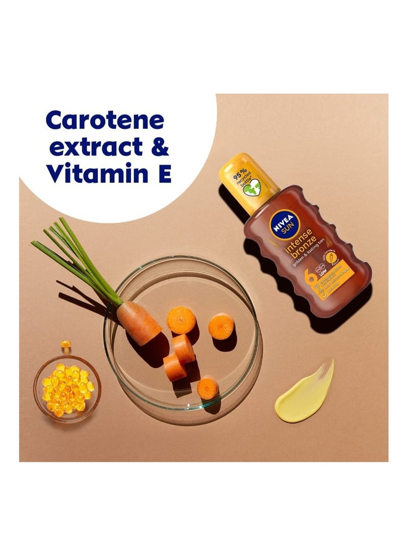 Nivea Carotene Oil Sunscreen Spray SPF 200 ml - Image 2