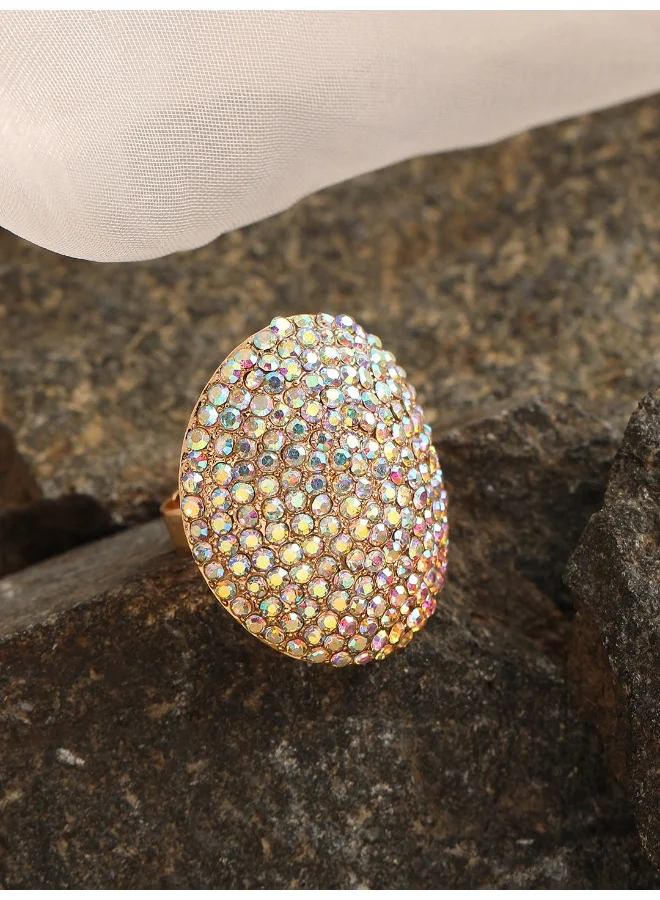 SOHI Party Artificial Cocktail Ring Jewellery