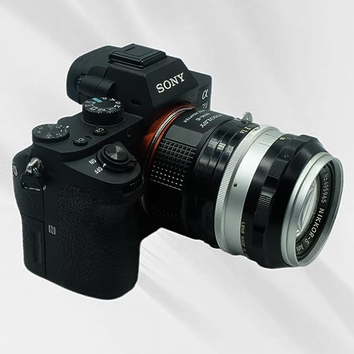 PHOLSY Lens Mount Adapter Compatible with Nikon F to E (NEX), Compatible with Nikon F Lens to E Mount Camera Compatible with Sony a1 a9 a7S a7R a7C a7 a6600 a6500 a6400 a6300 a6000 NEX etc. - Image 2