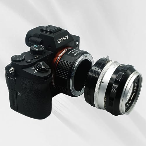 PHOLSY Lens Mount Adapter Compatible with Nikon F to E (NEX), Compatible with Nikon F Lens to E Mount Camera Compatible with Sony a1 a9 a7S a7R a7C a7 a6600 a6500 a6400 a6300 a6000 NEX etc. - Image 4