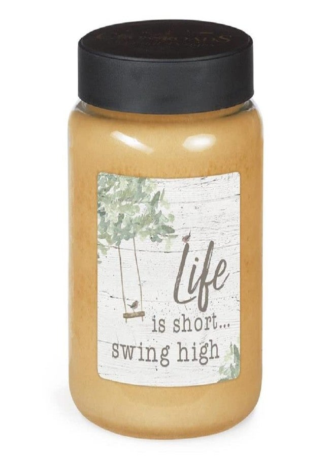 Crossroads WP-39806 Life is Short Warm Pretzel Jar Candle, 26 oz