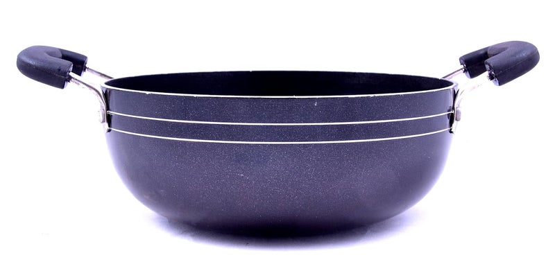 Tosaa NonStick Kadhai 18cm Aluminium Black - Image 2
