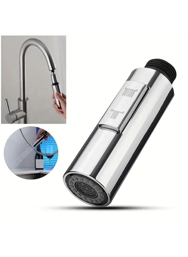 Plating Replacement Aerator for Pull Out Kitchen Faucet to Prevent Water Splashing - Image 1
