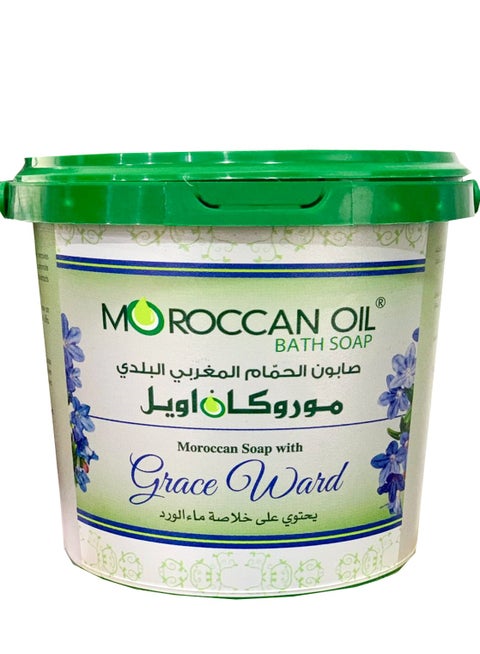صابون حمام مغربي بماء الورد  850 جرام