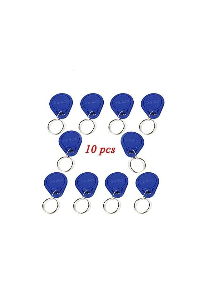 SOLDOUT - 10 PCS 125 KHZ Read Only TK4100 Proximity RFID Keyfobs Card Key Chain Card (Pack of 10) - Image 1