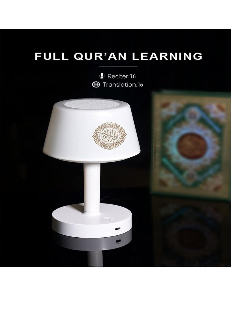 Table Lamp Quran Speaker,Muslim Bluetooth Speaker,Digital Speaker with Remote&Mobile App Night Light Desk Lamp for Kids - Image 2