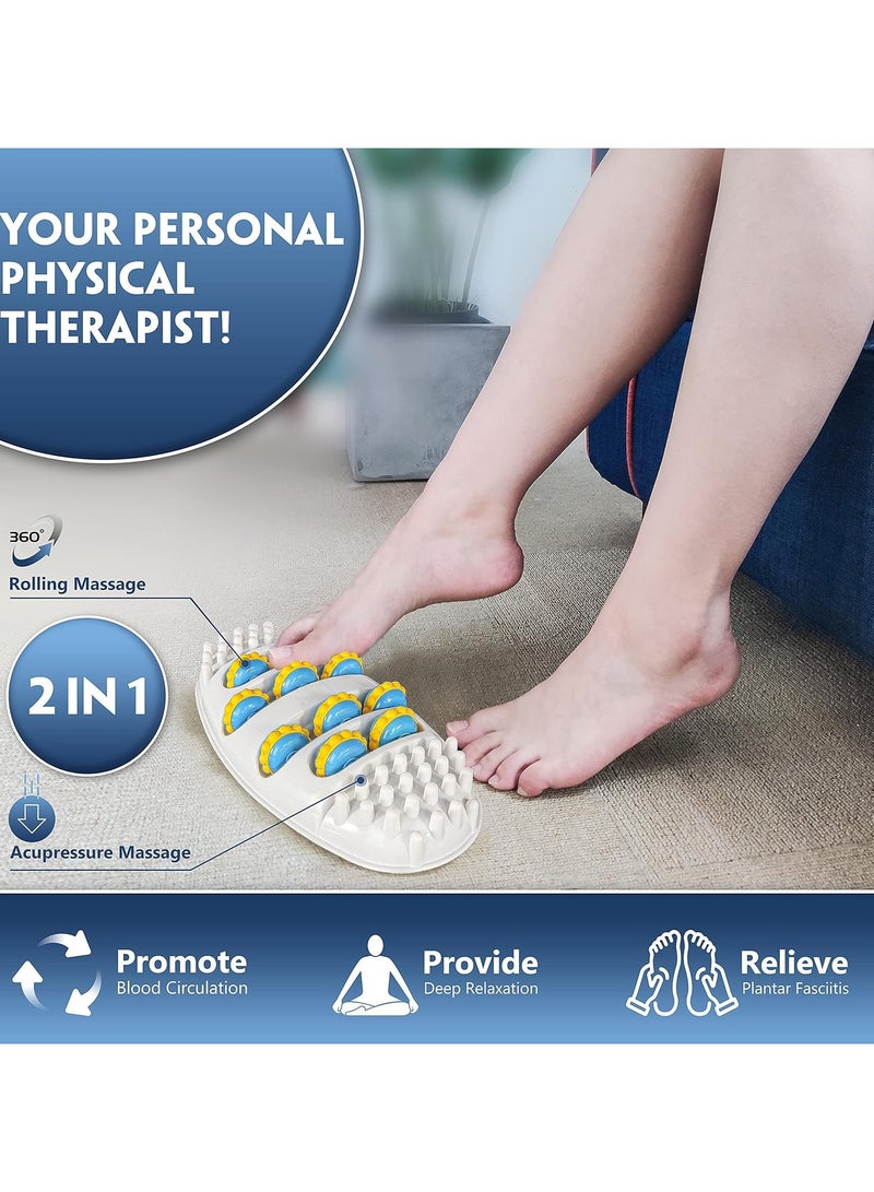 general Foot massage rollers, foot massage are used to relieve plantar fasciitis, relieve foot pain, and deep relaxation. Foot Roller stress relief gift for women and men - Image 2