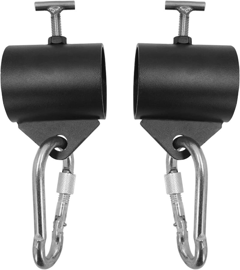 Luwint Mini Barbell Jack/Chain Collars with Loop for Weightlifting Deadlift - Image 1