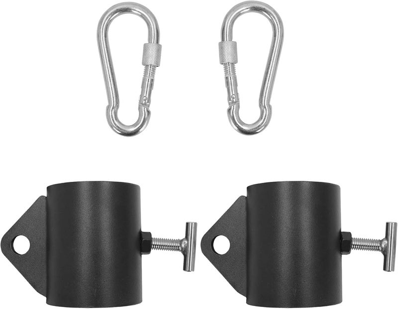Luwint Mini Barbell Jack/Chain Collars with Loop for Weightlifting Deadlift - Image 2