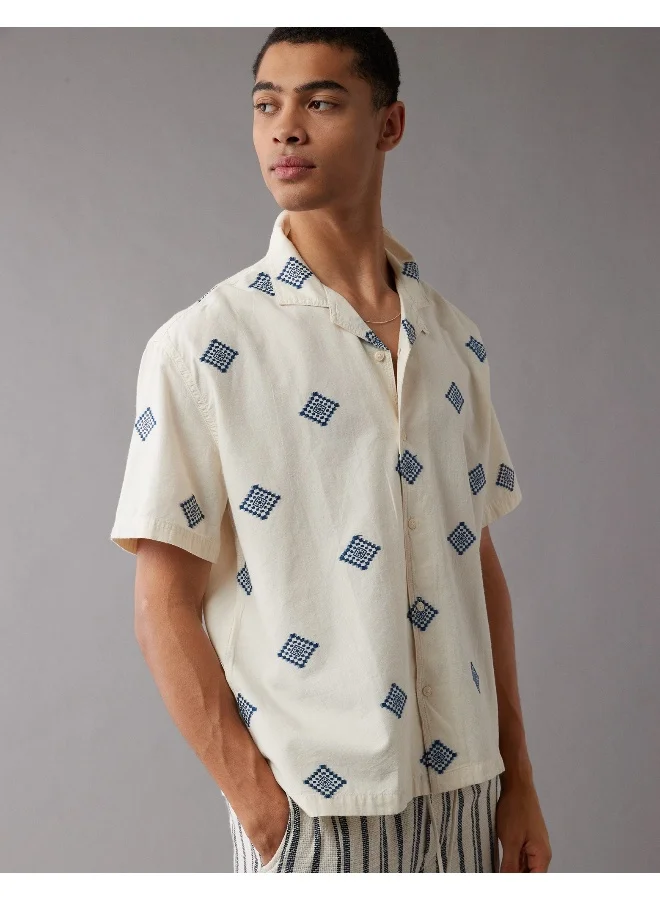 امريكان ايجل Relaxed Fit Button Down Shirt