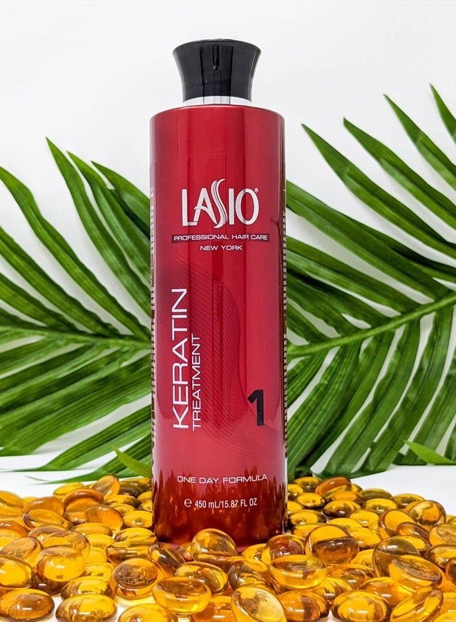 Lasio Keratin One Day Formula15.87 Fl. Oz., Infused with Amber Extract, Eliminates 100% Frizz and 90% curls, Lightweight Conditioner - Image 3