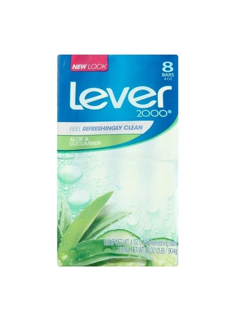 Bar Soap, Aloe& Cucumber, 4 oz bars, 8 ea (Pack of 4)