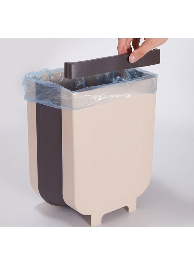 Rahalife Portable Trash Bin Brown  - Image 2