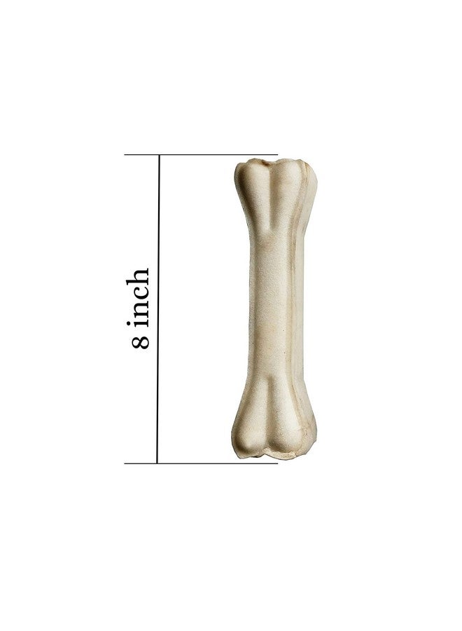 Chompsters Rawhide Pressed Bone Calcium Treat For Dogs - 8Inch (Pack Of 4) | Suitable For Large Dogs| Best Healthy Dog Bones To Clean Teeth And Freshen Breath - Image 2