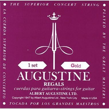 Augustine Regal Gold Crystal Nylon Guitar Strings - Medium Tension - 1 Set - Image 3