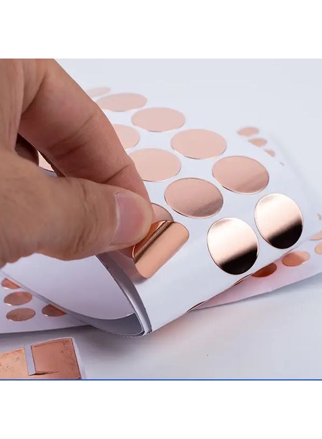 100pcs 7mm Double Sided Conductive Copper Foil Tape Dots For EMI Shielding Anti Static Protection - Image 2