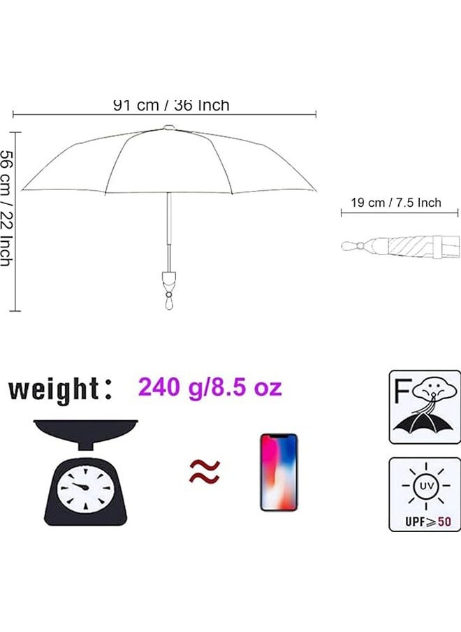 meayul Capsule Sunblock Umbrella, Folding Umbrellas Travel Umbrella, Sun umbrella, Portable umbrella, UPF 50+Travel Umbrella UV Protection Sunscreen Sun Umbrella for Women Men Sun and Rain Dualuse  - Image 2