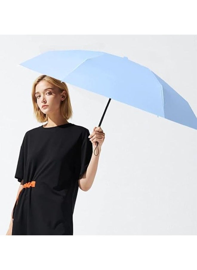 meayul Capsule Sunblock Umbrella, Folding Umbrellas Travel Umbrella, Sun umbrella, Portable umbrella, UPF 50+Travel Umbrella UV Protection Sunscreen Sun Umbrella for Women Men Sun and Rain Dualuse  - Image 4
