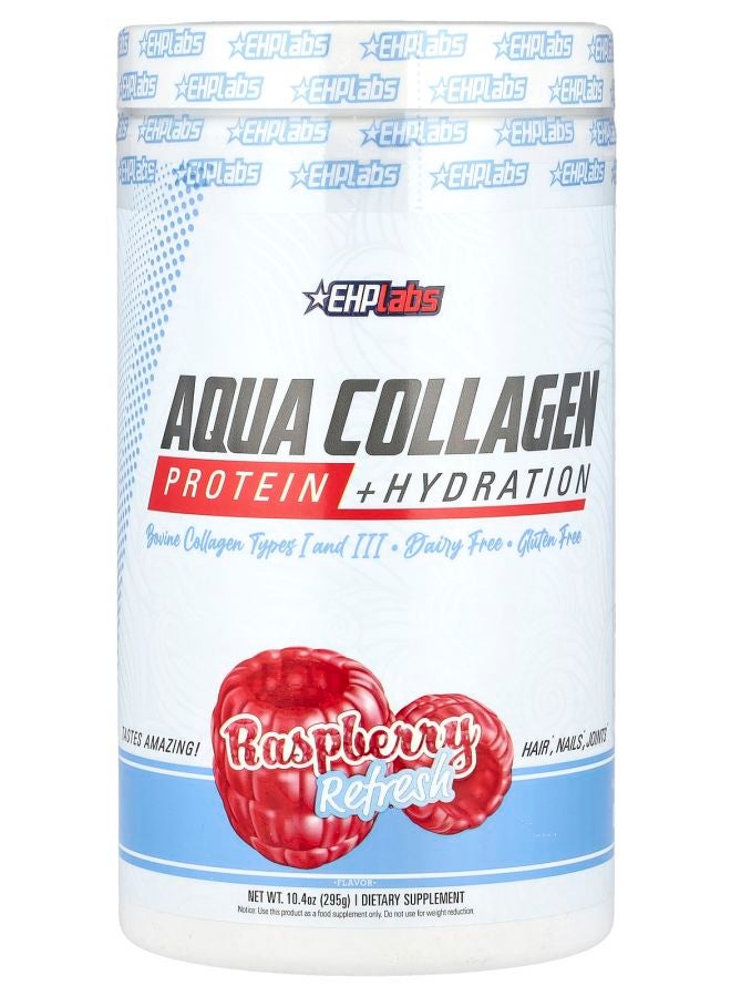 EHPLabs Aqua Collagen Protein + Hydration Raspberry Refresh 10.4 oz (295 g)