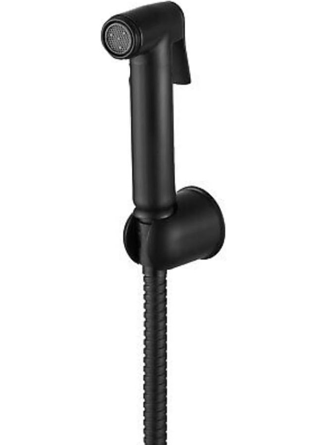 Royal Apex Matte Black Shattaf With Complete Accessories Wall Mount Bidet Sprayers For Toilet Set With Holder And Screws Dual Mode Handheld Bathroom Bidet Sprayer - Image 1