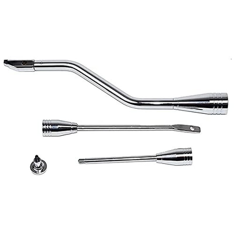 A-Team Performance Chrome Shifter Lever Turn Signal Hazard Tilt Kit for GM Columns (1967-1994) - Image 1