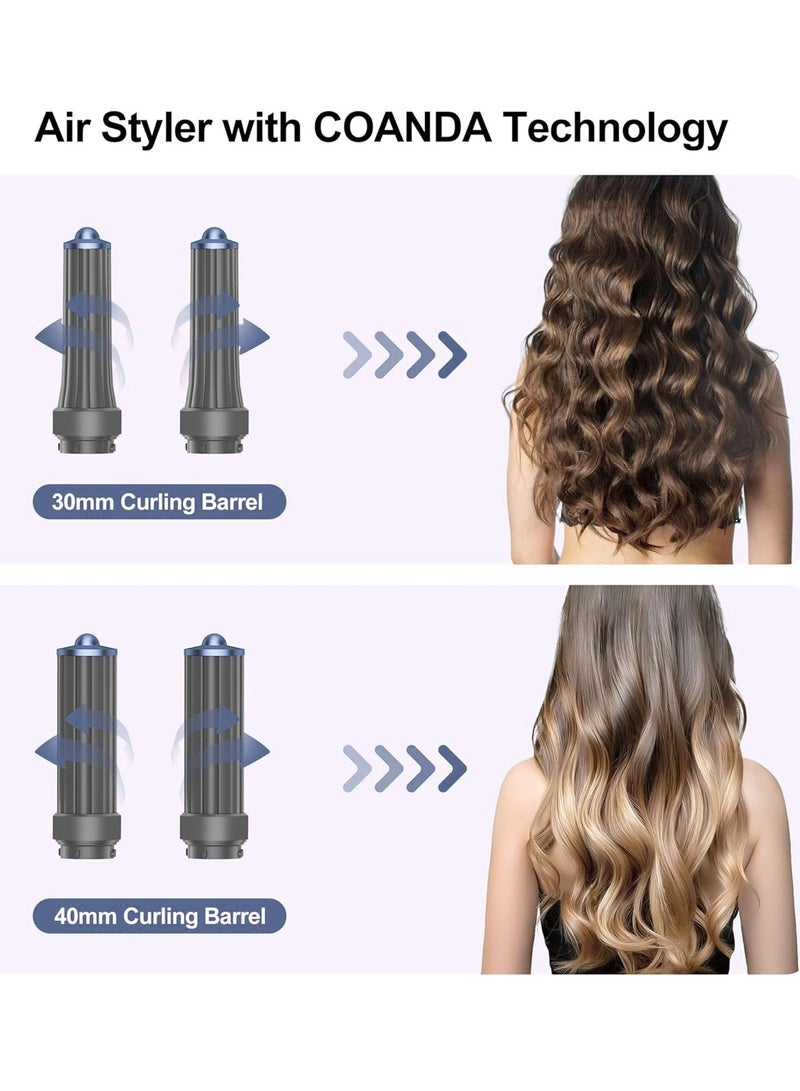 REBUNE 5-In-1 Multi-Styler High Speed Hair Dryer Airwrap Curler Hot Air Brush with 600 Millions Ions for Smooth Frizz Free Hair Airflow Control Hot/Cold Hair Styling Low Noise and Lightweight - Image 4