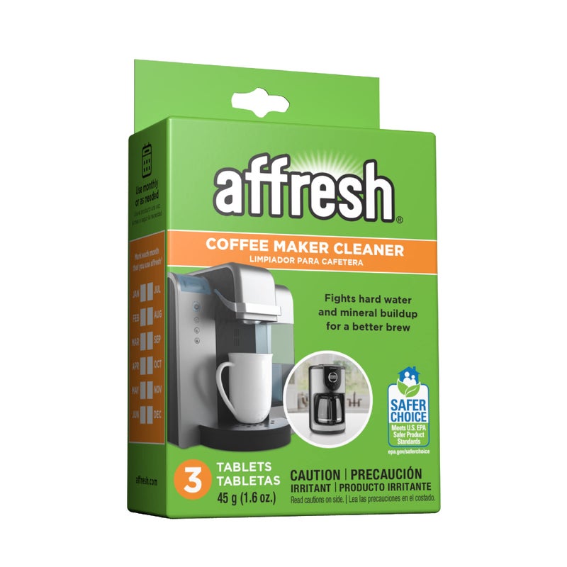Affresh Coffee Maker Cleaner, Works with Multi-cup and Single-serve Brewers, 3 Tablets - Image 1