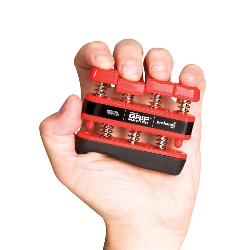 Prohands Gripmaster Hand Exerciser  Finger Exerciser (Hand Grip Strengthener)  Spring-Loaded  Finger-Piston System  Isolate And Exercise Each Finger  (7 Lb Medium Tension  Red-Gripmaster) - Image 3