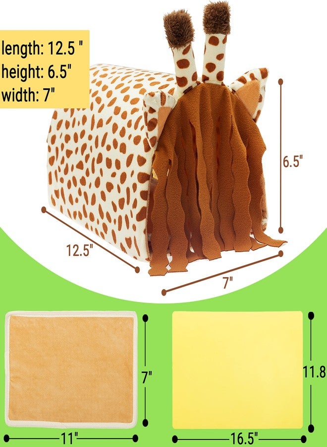 PAWNISAW Guinea Pig Hideout - Fleece Tunnel House Cage Accessories for Rat Hamster Hedgehog Chinchilla Small Animal - Playing Sleeping Hunting Resting Washable Tube Bedding Habitats - Image 2