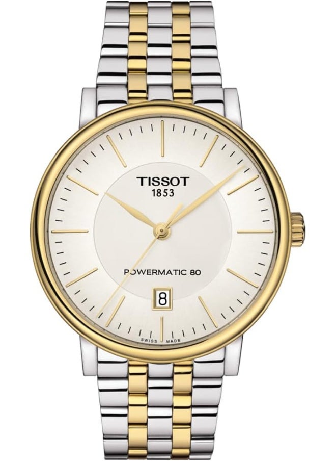 TISSOT Analogue Classic Silver Strap Men's Wrist Watches - T122.407.22.031.00  - Image 1