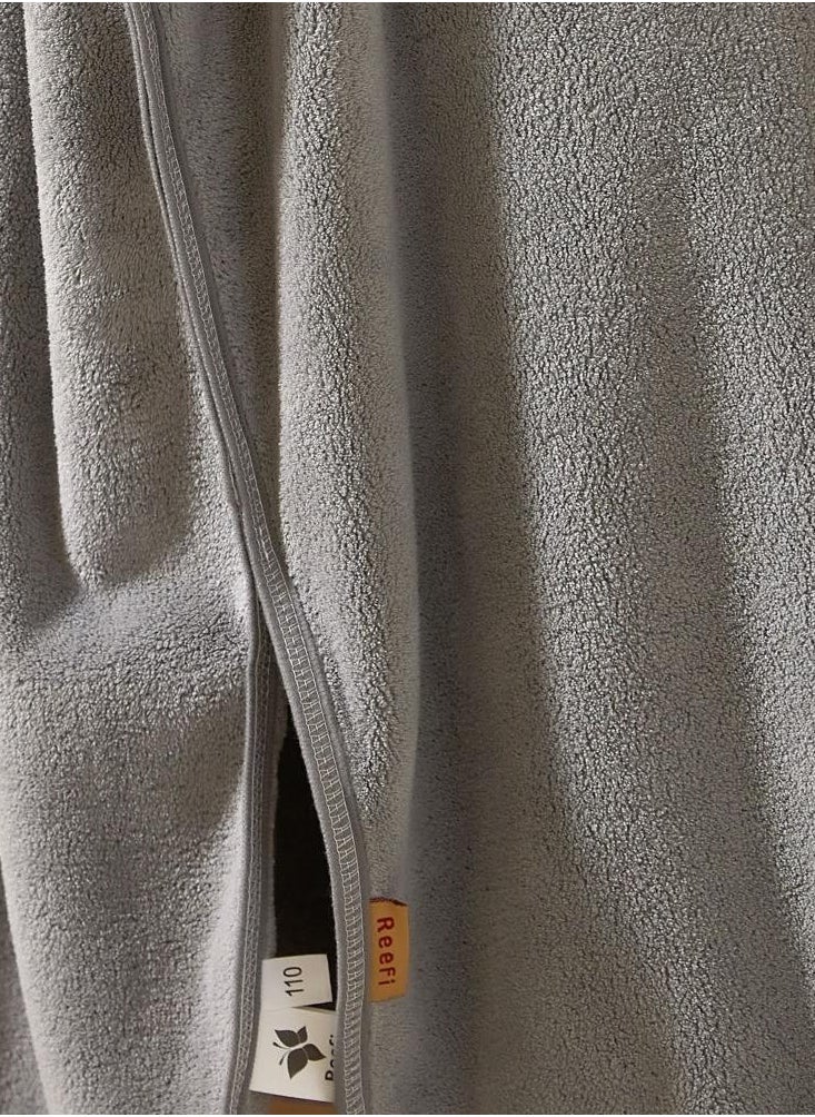 ريفي - ريفي روب استحمام كابا كبار رمادي - Image 1