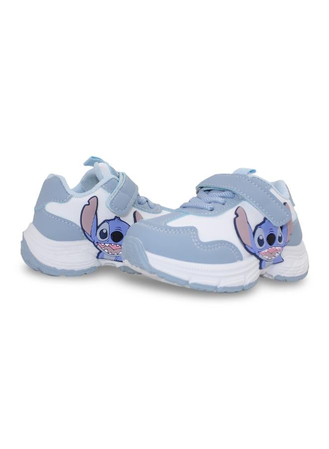 Baby Girls Leather Sneakers – Mint with Stitch Design - Image 2